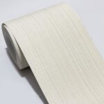 Frise murale adhesive - noname - 15cm x 500cm - pvc - blanc cass� - verticale