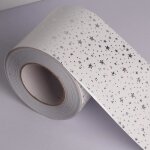 Frise murale adhesive - non sp�cifi� - motif �toiles noires - pvc - 10 x 500 cm - d�coration int�rieure ...