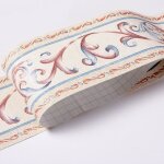 Frise murale adhesive - noname - motif floral 3d - 106 x 500 cm - rsine pvc - amovible