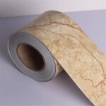 Frise murale adhesive - pierre kaki - 12 cm x 500 cm - pvc - d�coration int�rieure - auto - adh�sive