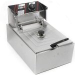 Friteuse - acier inoxydable - grande capacité 5. 5l - facile à nettoyer - thermostat réglable Friteuse - acier inoxydable - grande capacité 5. 5l - facile à nettoyer - thermostat réglable