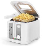 Friteuse aigostar indra - 0% bpa - filtre anti - odeurs et fum�e - 1650w - capacit� 25l - design exclusif ...