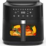 Friteuse � air airfryer xl 9l 2350w �cran num�rique 9 fonctions fen�tre lumineuse cuisson peu grasse ...