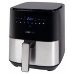 Friteuse  air chaud - clatronic - fr3782h - 5l - acier inoxydable - 8 programmes automatiques