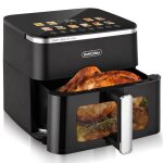 Friteuse � air - koticidsin - 11l - 2000w - �cran tactile avec fen�tre visible