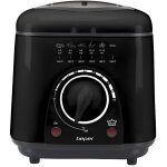 Friteuse - beper - 1l - 950w - temp�rature r�glable jusqu� 190�c - noir