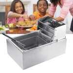 Friteuse lectrique professionnelle - un rservoirs - 6l - 25 kwatt