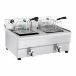 Friteuse lectrique de restaurant double professionnelle 2 x 3 200 watts 2 x 16 litres