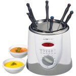 Friteuse et fondue - clatronic - ffr 2916 - 6 personnes - 1l - blanc Friteuse et fondue - clatronic - ffr 2916 - 6 personnes - 1l - blanc