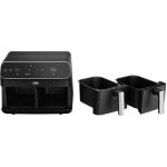 Friteuse multifonction à air chaud - beko - frl5388b - 2400 w - 85 l pour 2 kg de frites - 2 cuves (2x ... Friteuse multifonction à air chaud - beko - frl5388b - 2400 w - 85 l pour 2 kg de frites - 2 cuves (2x ...