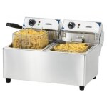 Friteuse professionnel electrique double 2x7 litres - casselin