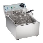 Friteuse acier inox 1 bac 10 litres cuve amovible professionnelle Friteuse acier inox 1 bac 10 litres cuve amovible professionnelle