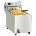 Friteuse professionnelle lectrique avec vanne de vidange 10 litres - casselin