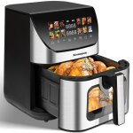 Friteuse sans huile 9l xxl airfryer 12 programmes chaleur tournante 360� pr�chauffage rapide nettoyage ...