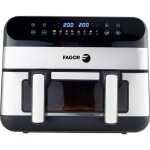 Friteuse sans huile fagor - airfryer fgf10 - capacité 10l - double cuves 45l - séparateur amovible - ... Friteuse sans huile fagor - airfryer fgf10 - capacité 10l - double cuves 45l - séparateur amovible - ...