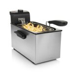 Friteuse tristar fr - 6946 - zone froide - thermostat rglable - 2000 w - acier inoxydable - inox / noir ...