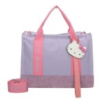 Fritzi aus preu�en sac � �paule lilas rose pour femme canvas hello kitty tote bag lilac cat 267621