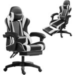 Frixovel chaise gaming siège de bureau réglable fauteuil gaming avec repose - pieds télescopique (noir ... Frixovel chaise gaming siège de bureau réglable fauteuil gaming avec repose - pieds télescopique (noir ...