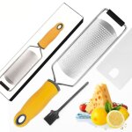 Fromage en acier inoxydable r�pantpour la cuisine les l�gumes les fruits le fromageavec brosse de nettoyage ...