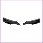 Front bumper body kit lip splitter spoiler diffuser pour 3 series e90 e91 lci m sport 2009 2012 noir ...