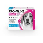 Frontline tri - act chien - anti - puces anti - tiques pour chien m - 10 - 20kg - 6 pipettes
