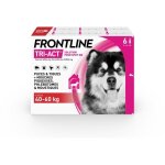Frontline tri - act chien - anti - puces anti - tiques pour chien xl - 40 - 60kg - 6 pipettes