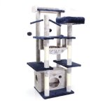 Fudajo arbre  chat - 134 cm de haut - design ludique avec boules - me