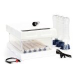 Fudajo couveuse poussin automatique ? 80 w ? pour 24 ?ufs ? syst�me humidification mire - ?uf et � retournemen ...