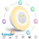 Fuienko réveil lumière glime lampe réveil veilleuse lumière rgb led câble usb tactile contrôle multi ... Fuienko réveil lumière glime lampe réveil veilleuse lumière rgb led câble usb tactile contrôle multi ...