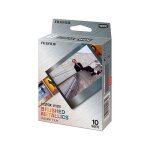 Pellicule instantan�e - fujifilm - instax wide - 10 poses - m�tallique bross� - compatible instax wide ...