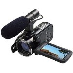 Full hd num�rique vid�o cam�ra avec micro externe - cam�scope num�rique avec cam�ra professionnelle shotgun ...