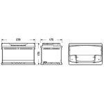 Fulmen batterie auto xtreme fa722 ( + droite) 12v 72ah 720a