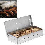 Fumoir en acier inoxydable robuste pour barbecue � gaz ou au charbon de bois[1313]