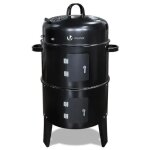 Fumoir vertical barbecue  charbon de bois bbq avec thermomtre