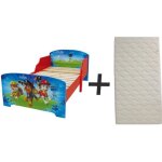 Fun house lit patpatrouille 140 x 70 cm - sommier et matelas climatise (face ete hiver) inclus