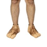 Funidelia pieds de frodon - d�guisement pour femme et homme et accessoires pour halloween carnaval et ...