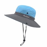 Funmoon chapeau femmes de p�cheur unisexe parents et pliable et large bord protection solaire plage voyage ...
