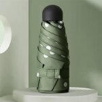 Funmoon parapluie femmes 5 pliant rsistant au vent protection solaire anti ultraviolet petit frais pluie ...