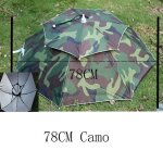 Funmoon parapluie hommes et femmes grand de pche double couche plein air randonne camping plage pare ...
