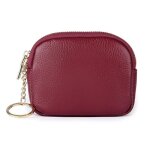 Funmoon porte - monnaie en cuir pour femmes vritable multicolore  fermeture clair de vache avec porte ...