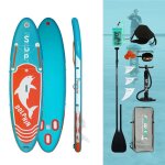 Funwater supfw08c planche � paddle gonflable ultra - l�ger � dolphins � 106 (320cm) pour yoga p�che & ...