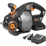 Furet d�boucheur canalisation dominox 18v avec 76m arbre t�lescopique et batterie