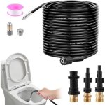 Furet d�boucheur canalisation haute pression - swapy - 30m - 210 bar - 60�c - adaptateur inclus - buse ...