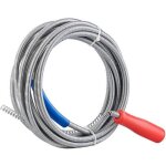 Furet de plomberie - agt - 5 m - acier galvanis� - d�boucheur sans produits chimiques - r�utilisable