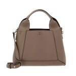 Furla sac � �paule brun clair en cuir pour femme - gilda tote bag m greige + salvia c 178678