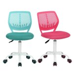 Chaise de bureau - furniturer - lot de 2 - hauteur r�glable - si�ge ergonomique en tissu - pour enfant ...
