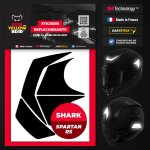 Fyb� kit 4 stickers r�fl�chissants repositionnables compatibles avec casque shark spartan rs? 3m? technology ...