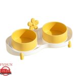 Fydun bols doubles pour chats les gamelles sur�lev�es pour chat doubles emp�chent les d�versements de ...