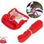 Fydun harnais et laisse pour petit animal confortable et respirant - lapin hamster cobaye