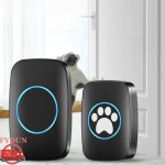 Fydun sonnette de porte pour chien smart dog door bell intelligent sensing wireless dog doorbell animalerie ...